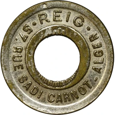 Token - Bon pour la consommation - Reig (Alger; holed) ND front