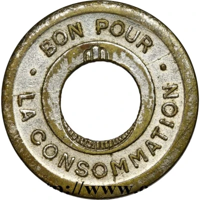 Token - Bon pour la consommation - Reig (Alger; holed) ND back