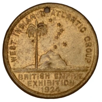 Token - British Empire Exhibition front