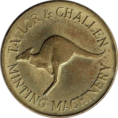 Token - British Exhibition - Taylor and Challen Festival Token front