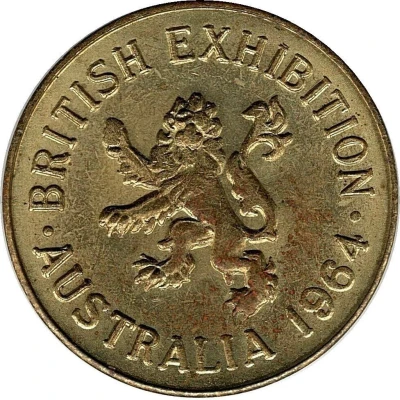 Token - British Exhibition - Taylor and Challen Festival Token back