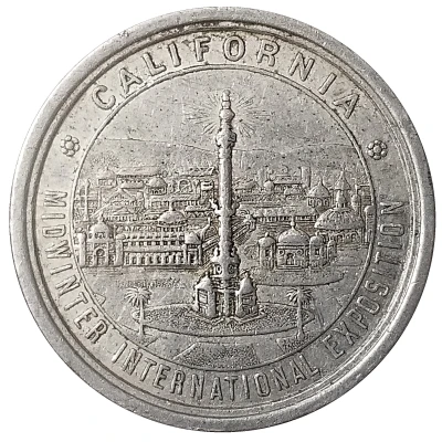 Token - California Midwinter Exposition front