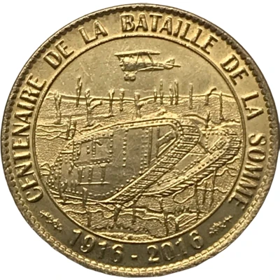 Token - Centenaire de la Bataille de la Somme back