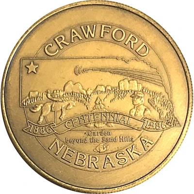 Token - Centennial Crawford, Nebraska front