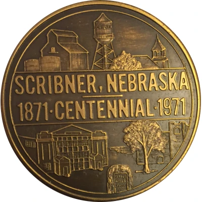 Token - Centennial Scribner, Nebraska back