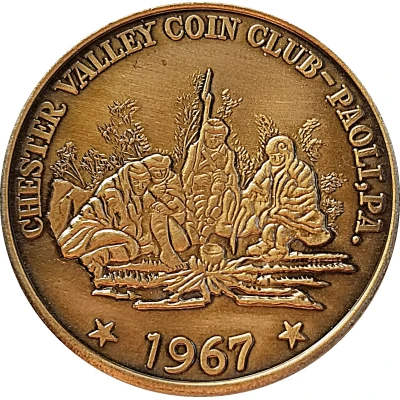 Token - Chester Valley Coin Club Paoli, Pennsylvania front