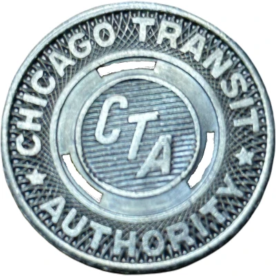 Token - Chicago Transit Authority Chicago, Illinois ND front