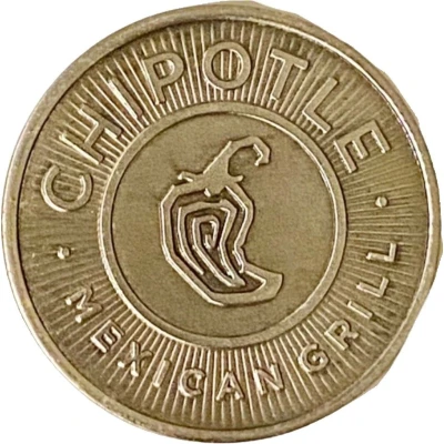 Token - Chipotle Mexican Grill Denver, Colorado front