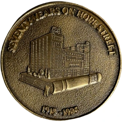 Token - Church of the Open Door Los Angeles, California back