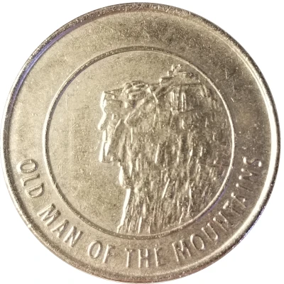 Token - Clark's Trading Post (Lincoln, New Hampshire) ND back