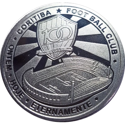 Token - Coritiba Foot Ball Club 100th Anniversary back