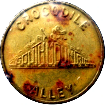 Token - Crocodile Alley Corporation (Annville, Pennsylvania) ND back