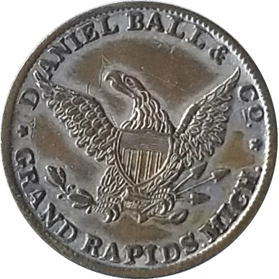 Token - Daniel Ball and Co. (Grand Rapids, Michigan) ND front