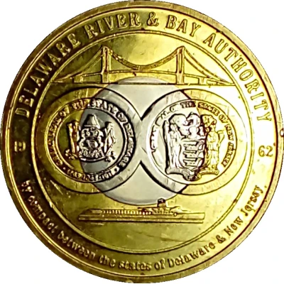 Token - Delaware Memorial Bridge ND back