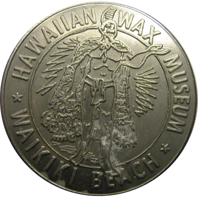 Token - Diamond Head (Hawaiian Wax Museum) ND front