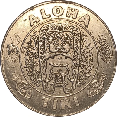 Token - Diamond Head /Tiki (Honolulu, Hawaii) ND front