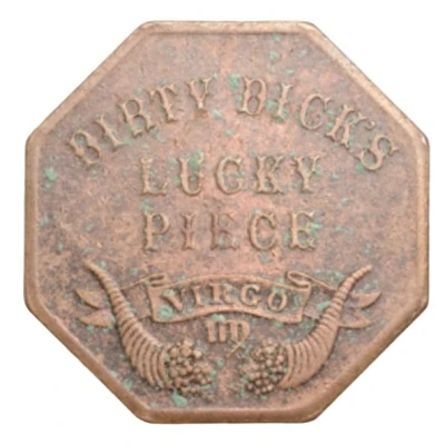 Token - Dirty Dick’s Lucky Piece Nassau ND front