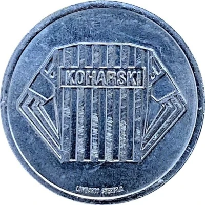 Token - Don Koharski All Sports Centre (Caledonia, Ontario) ND back