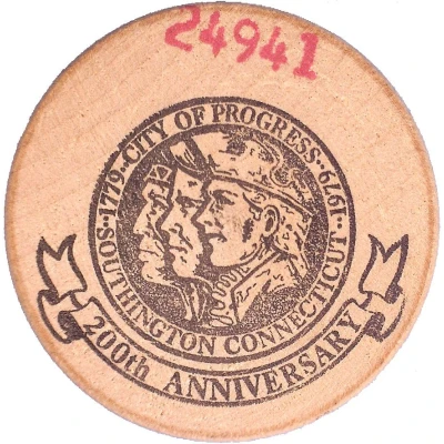 Token - Don Stevens Tire Southington, Connecticut back