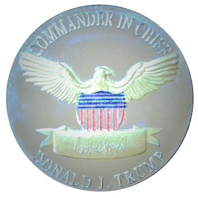 Token - Donald Trump - Keep America Great back