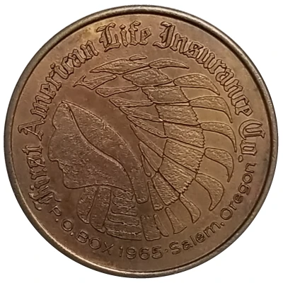 Token - First American Life Insurance Co. (Salem, Oregon) ND front