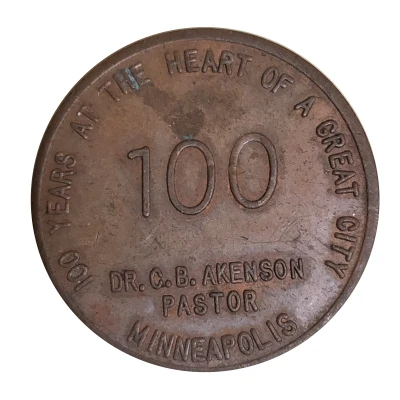 Token - First Baptist Centennial back