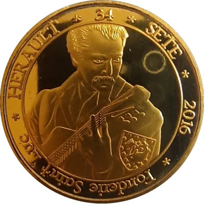 Token - Fonderie Saint Luc Hérault - Sète back