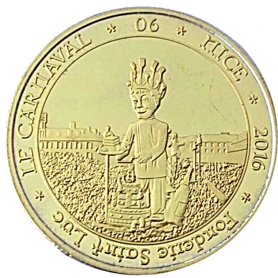Token - Fonderie Saint Luc Le canaval de Nice front