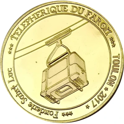 Token - Fonderie Saint Luc Toulon - Le téléphérique du Faron front