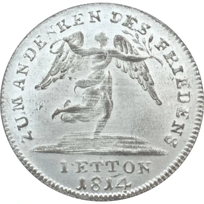 Token - Frederick William III Peace and the Treaty of Paris; Prussia back