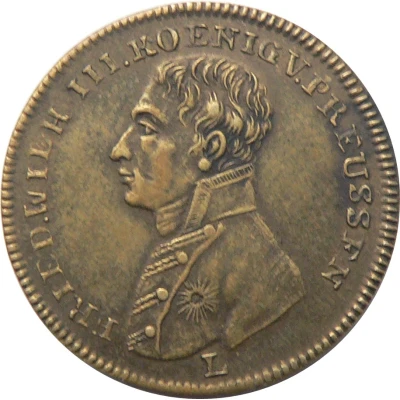 Token - Frederick William III Peace and the Treaty of Paris; Prussia front