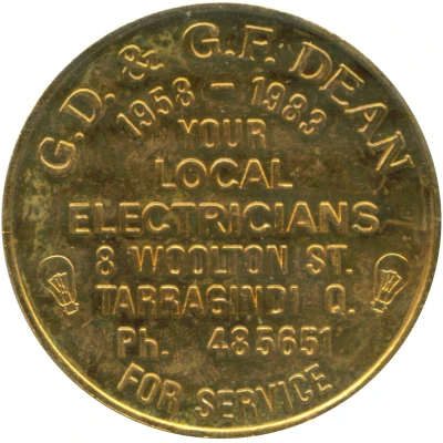 Token - G.D & G.F Dean Electrical Contractors front