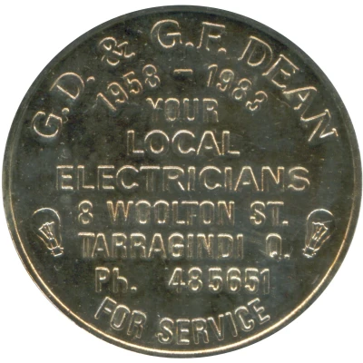 Token - G.D & G.F Dean Electrical Contractors front