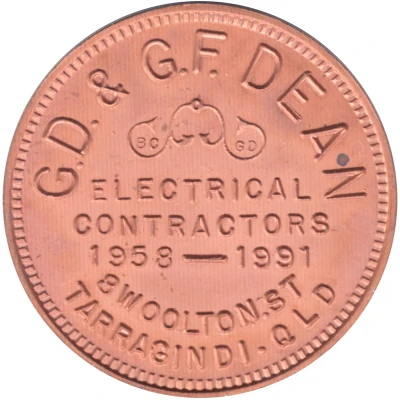 Token - G.D & G.F Dean Electrical Contractors front