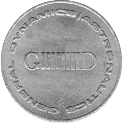 Token - General Dynamics - Astronautics front