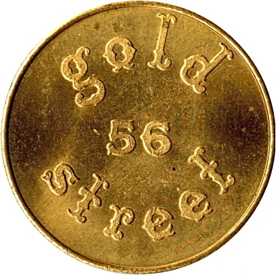 Token - Gold 56 Street (San Francisco) ND front