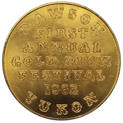 Token - Gold Rush Festival Dawson City, Yukon front