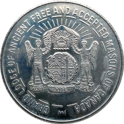 Token - Grand Lodge 125th Anniversary front