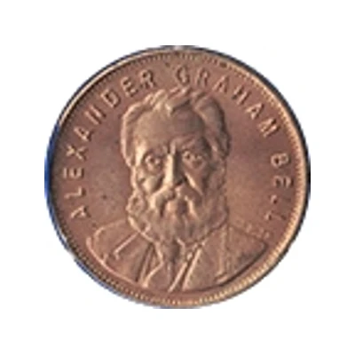 Token - Great Americans Alexander Graham Bell front