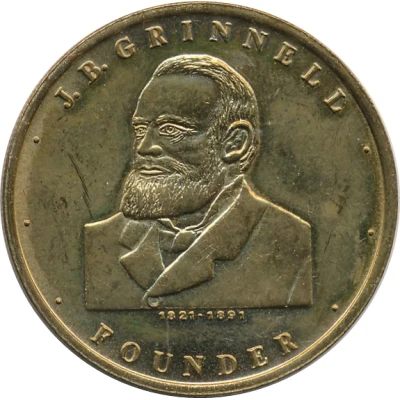 Token - Grinnell, Iowa 125th Year front