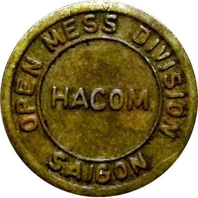 Token - Hacom (Saigon Air Base, Vietnam) ND front