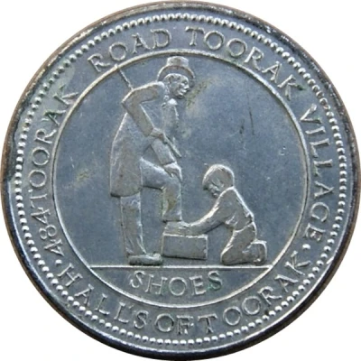 Token - Hall's of Toorak Advertising Token front