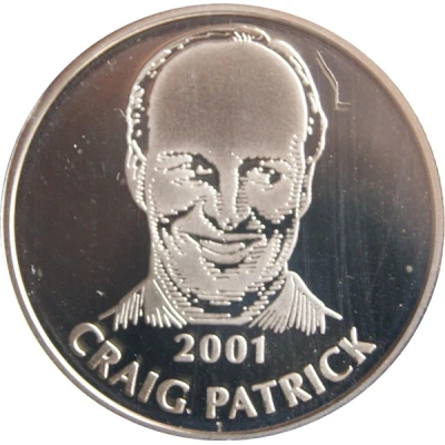 Token - Hockey Hall of Fame 2001 Craig Patrick front