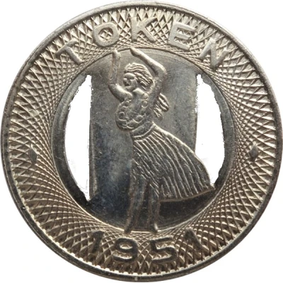 Token - Honolulu Rapid Transit Co. Honolulu, Hawaii back