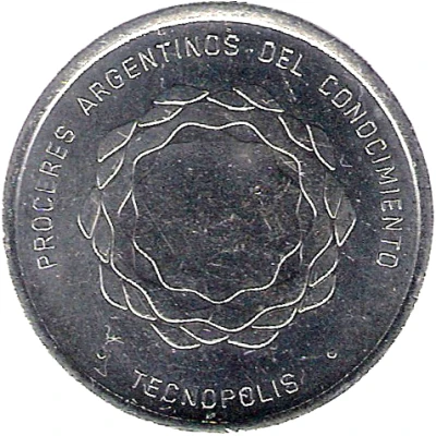 Token - Héroes argentinos del conocimiento Bernardo Houssay ND back