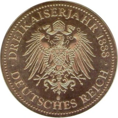 Token - In Memoriam Anni Trium Imperatorum ND back