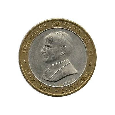 Token - Ioannes Paulus II ND front