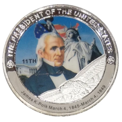 Token - James K. Polk 11th President ND front