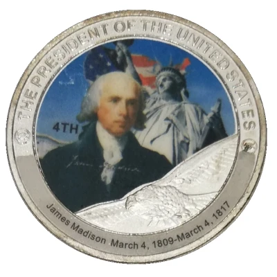 Token - James Madison 4th President ND front
