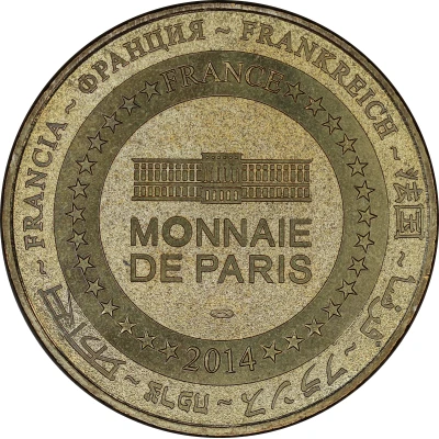 Token - Jet d'eau de Genève Monnaie de Paris back